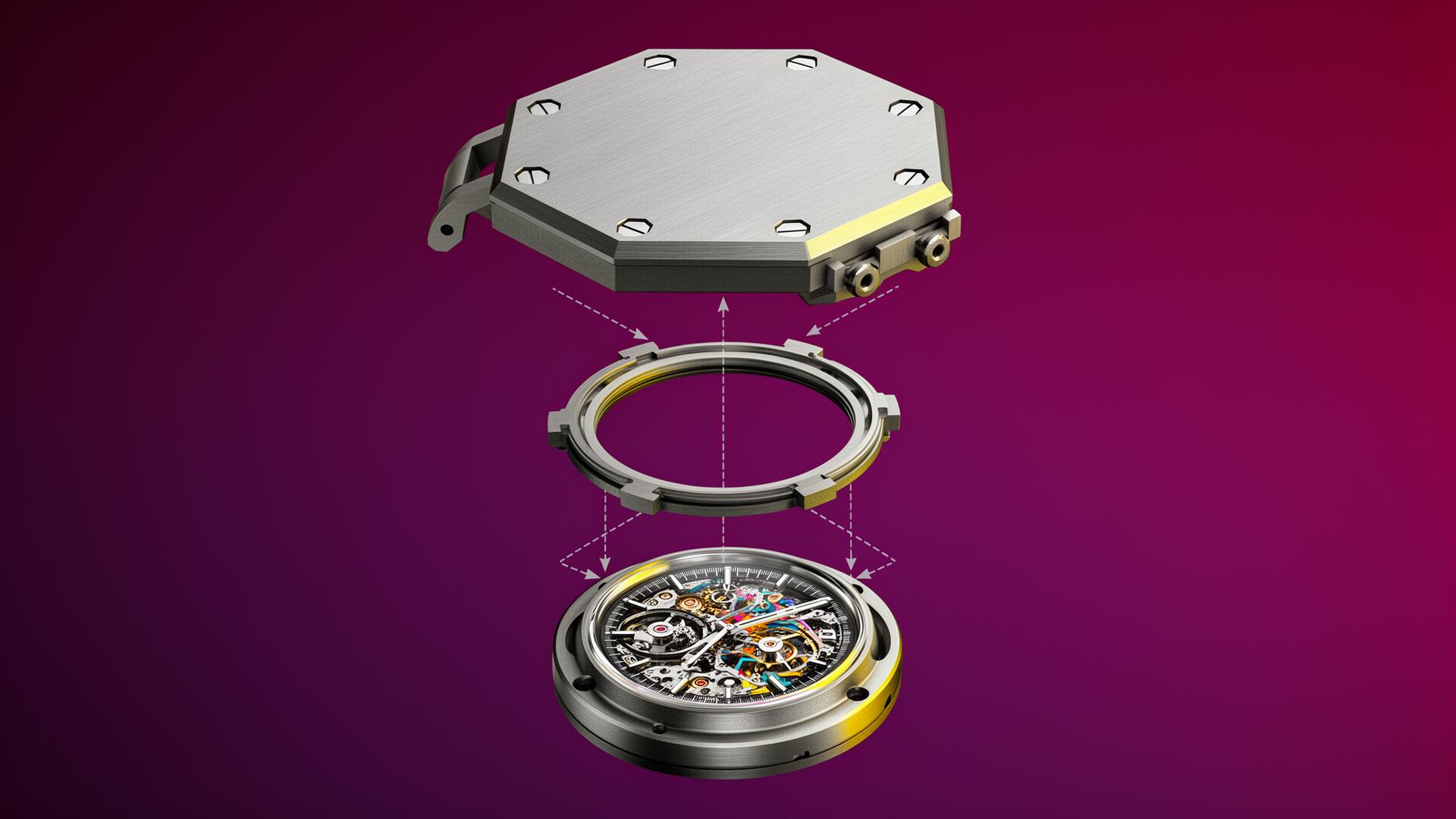 Exploded view of the conversion system